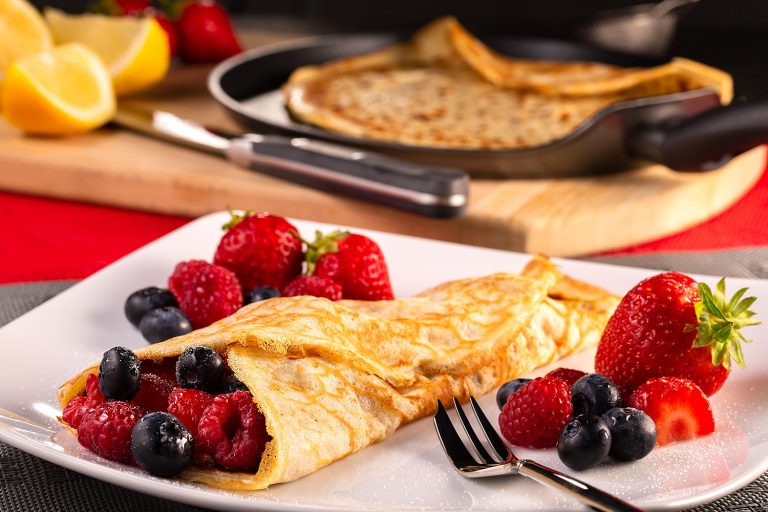 Fruit pancakes